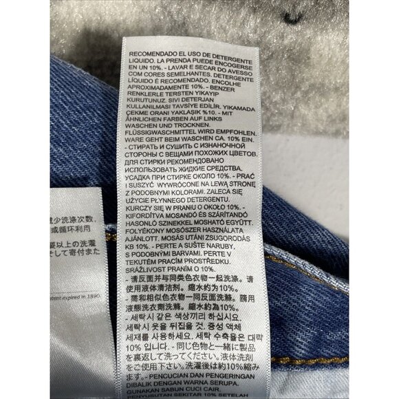 Levis Vintage Shrink To Fit 501 Jeans‎ Mens Size 34x32 Medium Wash Straight Leg - Picture 15 of 16